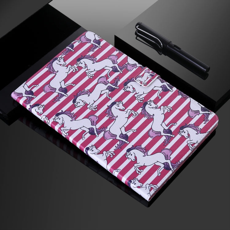 Painted Pattern Horizontal Flip Leather Case with Holder & Card Slots & Wallet & Sleep / Wake-up Function For iPad Air 2022 / 2020 10.9 /iPad Pro 11 2020 / 2018(Horse) - iPad Air (2022) / (2020) 10.9 Cases by buy2fix | Online Shopping UK | buy2fix
