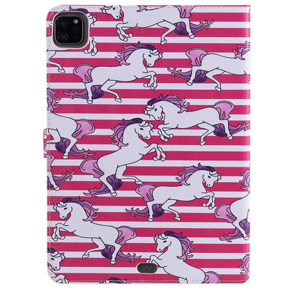 Painted Pattern Horizontal Flip Leather Case with Holder & Card Slots & Wallet & Sleep / Wake-up Function For iPad Air 2022 / 2020 10.9 /iPad Pro 11 2020 / 2018(Horse) - iPad Air (2022) / (2020) 10.9 Cases by buy2fix | Online Shopping UK | buy2fix