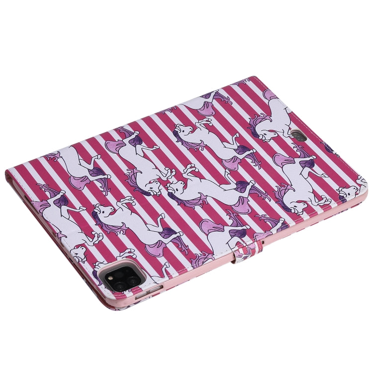 Painted Pattern Horizontal Flip Leather Case with Holder & Card Slots & Wallet & Sleep / Wake-up Function For iPad Air 2022 / 2020 10.9 /iPad Pro 11 2020 / 2018(Horse) - iPad Air (2022) / (2020) 10.9 Cases by buy2fix | Online Shopping UK | buy2fix