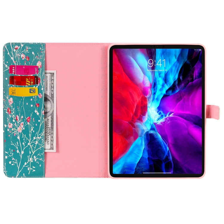 Painted Pattern Horizontal Flip Leather Case with Holder & Card Slots & Wallet & Sleep / Wake-up Function For iPad Air 2022 / 2020 10.9 /iPad Pro 11 2020 / 2018(Apricot Tree) - iPad Air (2022) / (2020) 10.9 Cases by buy2fix | Online Shopping UK | buy2fix