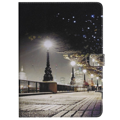 Painted Pattern Horizontal Flip Leather Case with Holder & Card Slots & Wallet & Sleep / Wake-up Function For iPad Air 2022 / 2020 10.9 /iPad Pro 11 2020 / 2018(Cityscape) - iPad Air (2022) / (2020) 10.9 Cases by buy2fix | Online Shopping UK | buy2fix