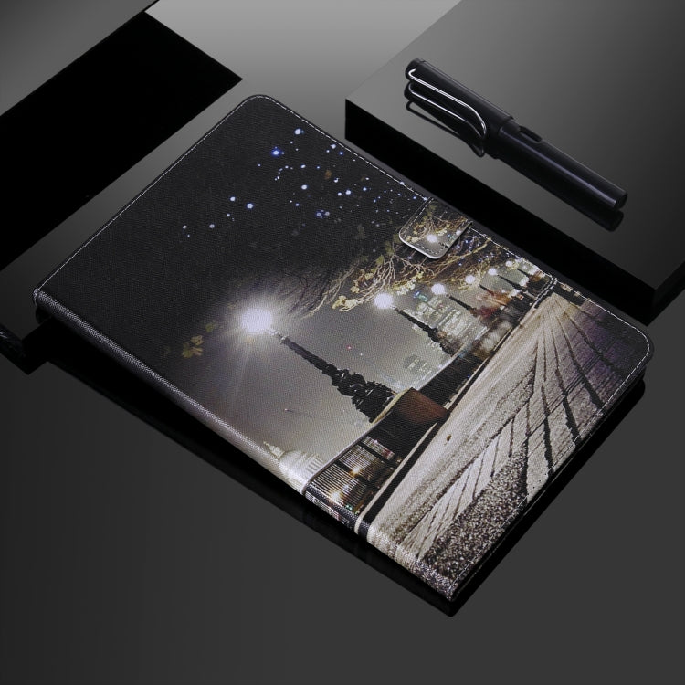 Painted Pattern Horizontal Flip Leather Case with Holder & Card Slots & Wallet & Sleep / Wake-up Function For iPad Air 2022 / 2020 10.9 /iPad Pro 11 2020 / 2018(Cityscape) - iPad Air (2022) / (2020) 10.9 Cases by buy2fix | Online Shopping UK | buy2fix