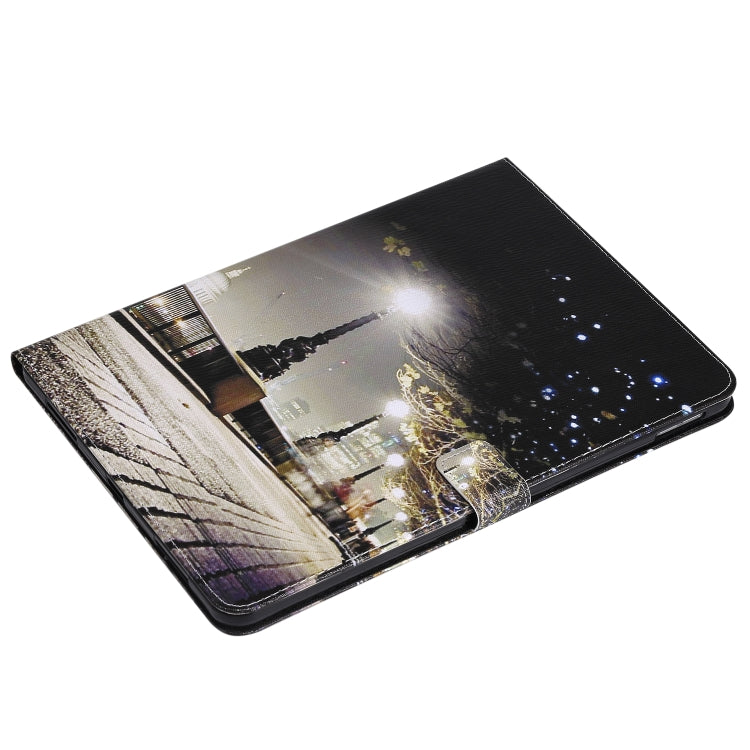 Painted Pattern Horizontal Flip Leather Case with Holder & Card Slots & Wallet & Sleep / Wake-up Function For iPad Air 2022 / 2020 10.9 /iPad Pro 11 2020 / 2018(Cityscape) - iPad Air (2022) / (2020) 10.9 Cases by buy2fix | Online Shopping UK | buy2fix