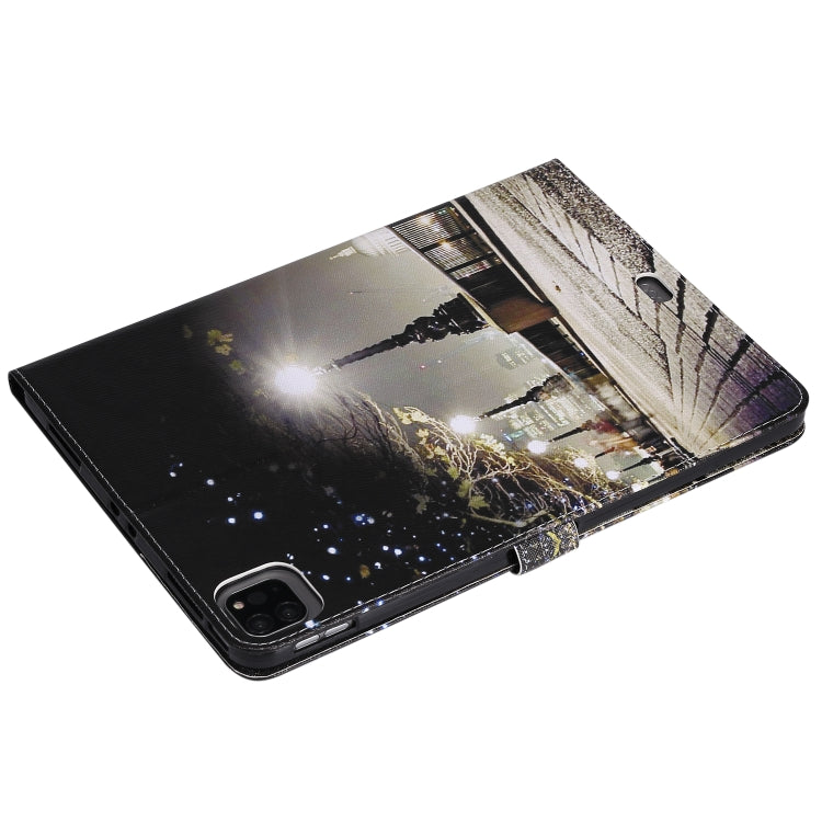 Painted Pattern Horizontal Flip Leather Case with Holder & Card Slots & Wallet & Sleep / Wake-up Function For iPad Air 2022 / 2020 10.9 /iPad Pro 11 2020 / 2018(Cityscape) - iPad Air (2022) / (2020) 10.9 Cases by buy2fix | Online Shopping UK | buy2fix