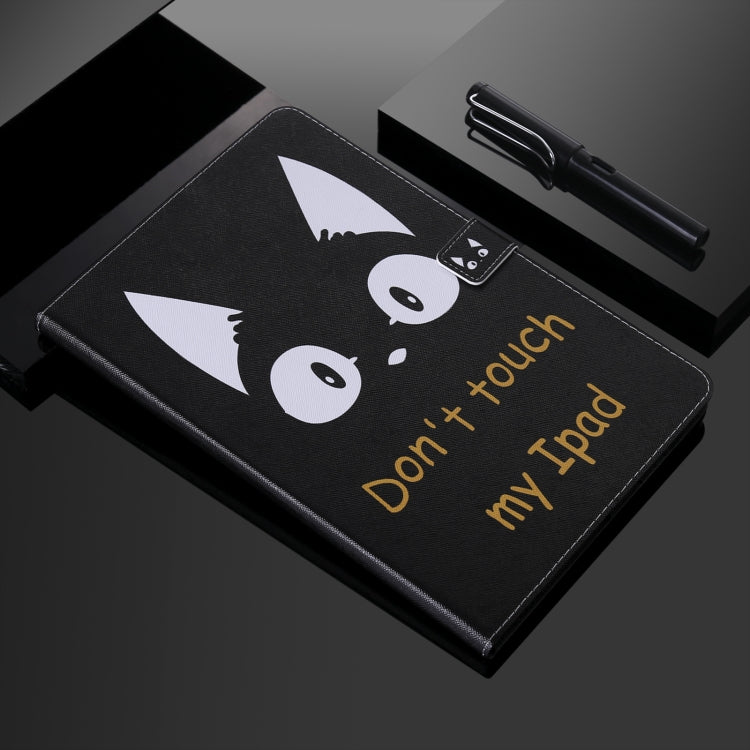 Painted Pattern Horizontal Flip Leather Case with Holder & Card Slots & Wallet & Sleep / Wake-up Function For iPad Air 2022 / 2020 10.9 /iPad Pro 11 2020 / 2018(Cat Ears) - iPad Air (2022) / (2020) 10.9 Cases by buy2fix | Online Shopping UK | buy2fix