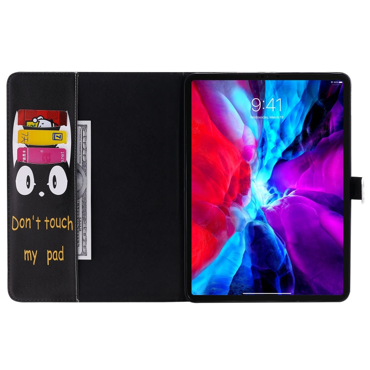 Painted Pattern Horizontal Flip Leather Case with Holder & Card Slots & Wallet & Sleep / Wake-up Function For iPad Air 2022 / 2020 10.9 /iPad Pro 11 2020 / 2018(Cat Ears) - iPad Air (2022) / (2020) 10.9 Cases by buy2fix | Online Shopping UK | buy2fix