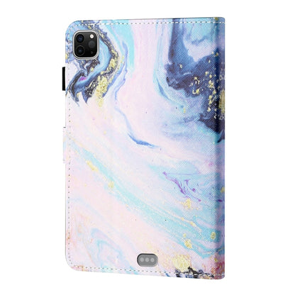 For iPad Pro 11 (2020) / (2018) Coloured Drawing Stitching Horizontal Flip Leather Tablet Case with Holder & Card Slot & Sleep / Wake-up Function(Quicksand) - iPad Pro 11 (2020) Cases by buy2fix | Online Shopping UK | buy2fix