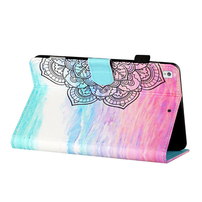 Coloured Drawing Stitching Horizontal Flip Leather Case with Holder & Card Slot & Sleep / Wake-up Function For iPad 10.2 2021 / 2020 / 2019 / Air (2019)(Colorful Mandala) - iPad 10.2 Cases by buy2fix | Online Shopping UK | buy2fix