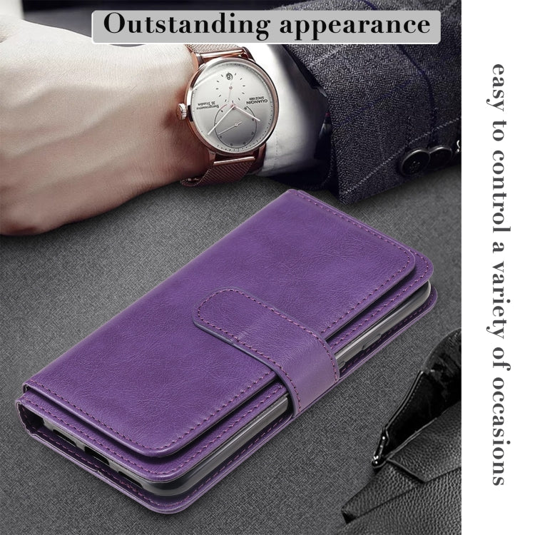 For Google Pixel 5 Multifunctional Magnetic Copper Buckle Horizontal Flip Leather Case with Bracket & 10 Card Slots & Wallet & Photo Frame(Wine Red) - Google Cases by buy2fix | Online Shopping UK | buy2fix