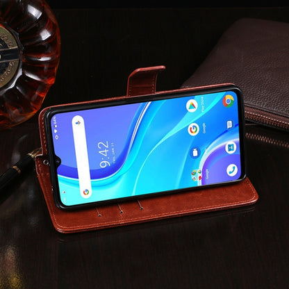 For UMIDIGI A7S idewei Crazy Horse Texture Horizontal Flip Leather Case with Holder & Card Slots & Wallet(Sky Blue) - More Brand by idewei | Online Shopping UK | buy2fix