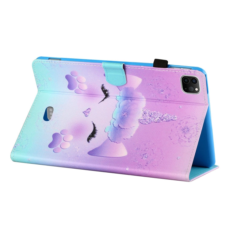 Sewing Thread Horizontal Painted Flat Leather Case with Pen Cover & Anti Skid Strip & Card Slot & Holder & Sleep / Wake-up Function For iPad Air 2022 / 2020 10.9(Horse) - iPad Air (2022) / (2020) 10.9 Cases by buy2fix | Online Shopping UK | buy2fix