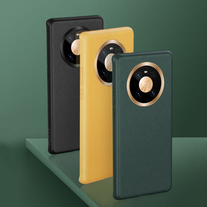 For Huawei Mate 40 ROCK Full Coverage Shockproof PC+TPU+PU Protective Case(Army Green) - Huawei Cases by ROCK | Online Shopping UK | buy2fix