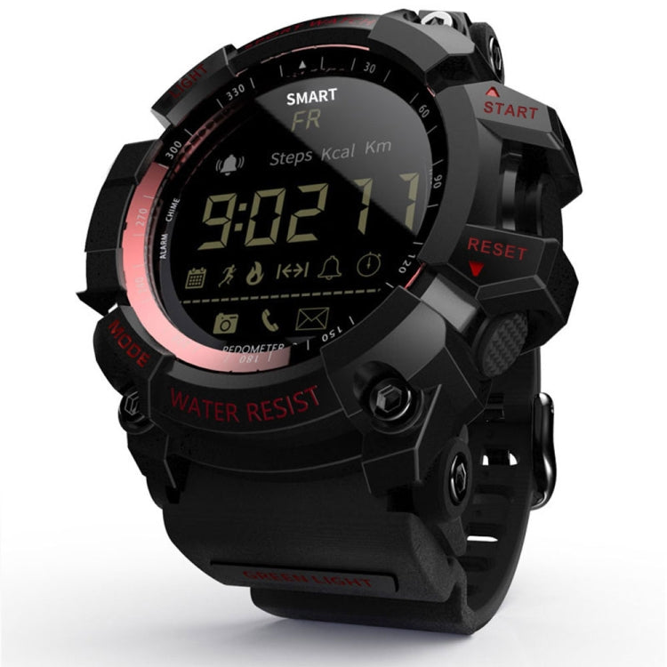 Lokmat MK16 LCD Screen 50m Waterproof Smart Watch, Support Information Reminder / Remote Camera / Walking Motion Monitor(Red) - Smart Watches by Lokmat | Online Shopping UK | buy2fix