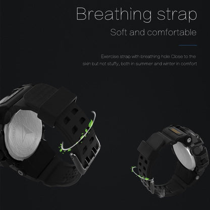 Lokmat MK16 LCD Screen 50m Waterproof Smart Watch, Support Information Reminder / Remote Camera / Walking Motion Monitor(Red) - Smart Watches by Lokmat | Online Shopping UK | buy2fix