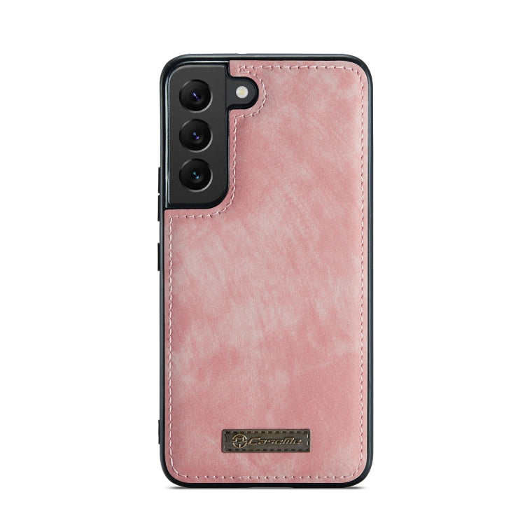 For Samsung Galaxy S21+ 5G CaseMe-008 Detachable Multifunctional Flip Leather Phone Case(Pink) - Galaxy S21+ 5G Cases by CaseMe | Online Shopping UK | buy2fix