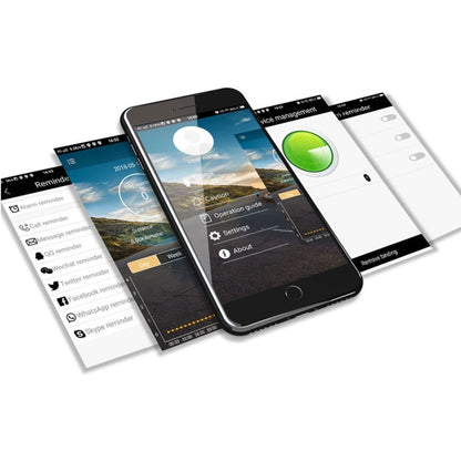 Lokmat MK28 1.4 inch FSTN Screen IP68 Waterproof Smart Watch, Support Information Reminder / Remote Camera / Sport Record(Green) - Smart Watches by Lokmat | Online Shopping UK | buy2fix