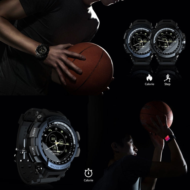 Lokmat MK28 1.4 inch FSTN Screen IP68 Waterproof Smart Watch, Support Information Reminder / Remote Camera / Sport Record(Blue) - Smart Watches by Lokmat | Online Shopping UK | buy2fix