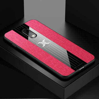 For OnePlus 6T XINLI Stitching Cloth Texture Shockproof TPU Protective Case(Red) - OnePlus Cases by XINLI | Online Shopping UK | buy2fix