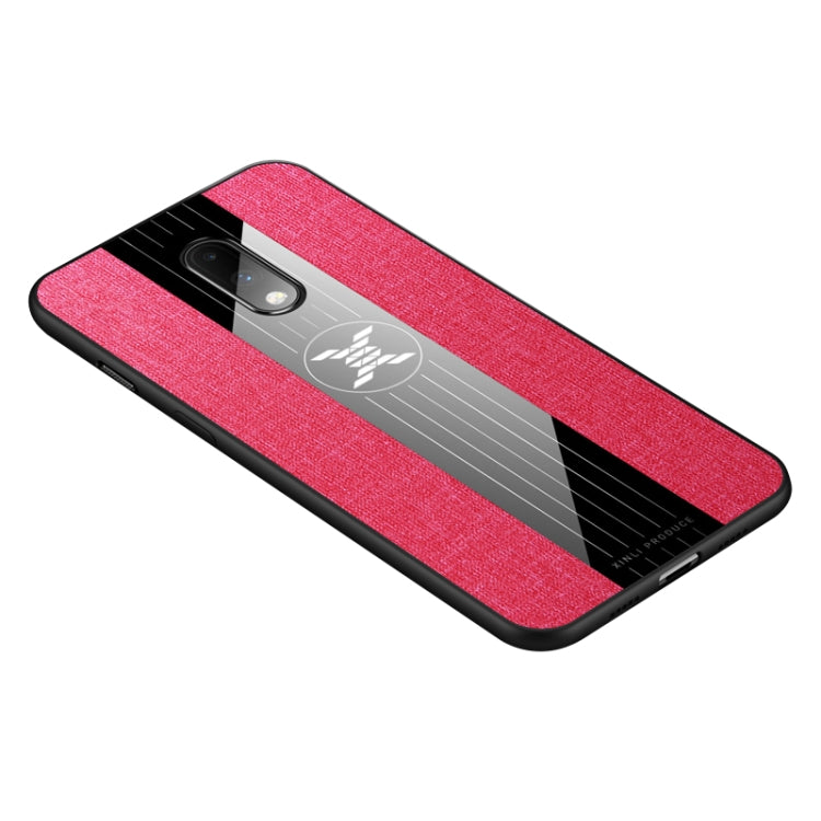 For OnePlus 6T XINLI Stitching Cloth Texture Shockproof TPU Protective Case(Red) - OnePlus Cases by XINLI | Online Shopping UK | buy2fix