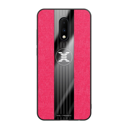 For OnePlus 6T XINLI Stitching Cloth Texture Shockproof TPU Protective Case(Red) - OnePlus Cases by XINLI | Online Shopping UK | buy2fix