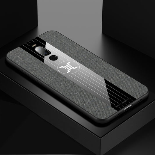 For Meizu Note 8 XINLI Stitching Cloth Texture Shockproof TPU Protective Case(Grey) - More Brand by XINLI | Online Shopping UK | buy2fix