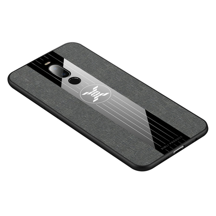 For Meizu Note 8 XINLI Stitching Cloth Texture Shockproof TPU Protective Case(Grey) - More Brand by XINLI | Online Shopping UK | buy2fix