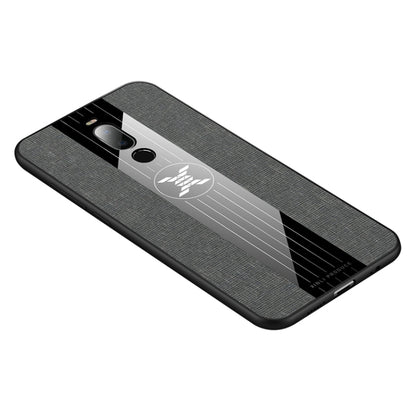 For Meizu Note 8 XINLI Stitching Cloth Texture Shockproof TPU Protective Case(Grey) - More Brand by XINLI | Online Shopping UK | buy2fix