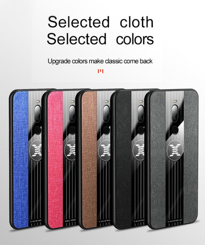 For Meizu Note 8 XINLI Stitching Cloth Texture Shockproof TPU Protective Case(Grey) - More Brand by XINLI | Online Shopping UK | buy2fix