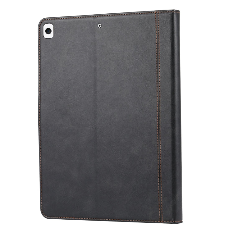 Calf Texture Double Fold Clasp Horizontal Flip Leather Case with Photo Frame & Holder & Card Slots & Wallet For iPad Pro 10.5(Black) - iPad Pro 10.5 inch Cases by buy2fix | Online Shopping UK | buy2fix
