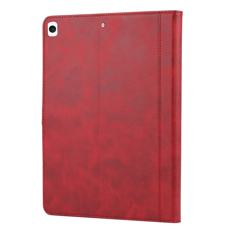 Calf Texture Double Fold Clasp Horizontal Flip Leather Case with Photo Frame & Holder & Card Slots & Wallet For iPad Pro 10.5(Red) - iPad Pro 10.5 inch Cases by buy2fix | Online Shopping UK | buy2fix
