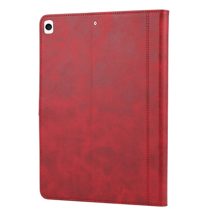 Calf Texture Double Fold Clasp Horizontal Flip Leather Case with Photo Frame & Holder & Card Slots & Wallet For iPad Pro 10.5(Red) - iPad Pro 10.5 inch Cases by buy2fix | Online Shopping UK | buy2fix