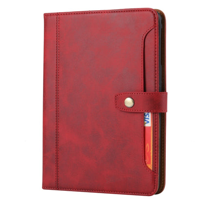 Calf Texture Double Fold Clasp Horizontal Flip Leather Case with Photo Frame & Holder & Card Slots & Wallet For iPad mini 5 / mini 4 / mini 3(Red) - iPad mini (2019) / mini 5 Cases by buy2fix | Online Shopping UK | buy2fix