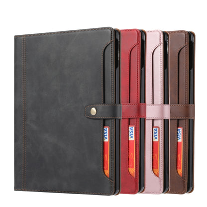Calf Texture Double Fold Clasp Horizontal Flip Leather Case with Photo Frame & Holder & Card Slots & Wallet For iPad mini 5 / mini 4 / mini 3(Black) - iPad mini (2019) / mini 5 Cases by buy2fix | Online Shopping UK | buy2fix