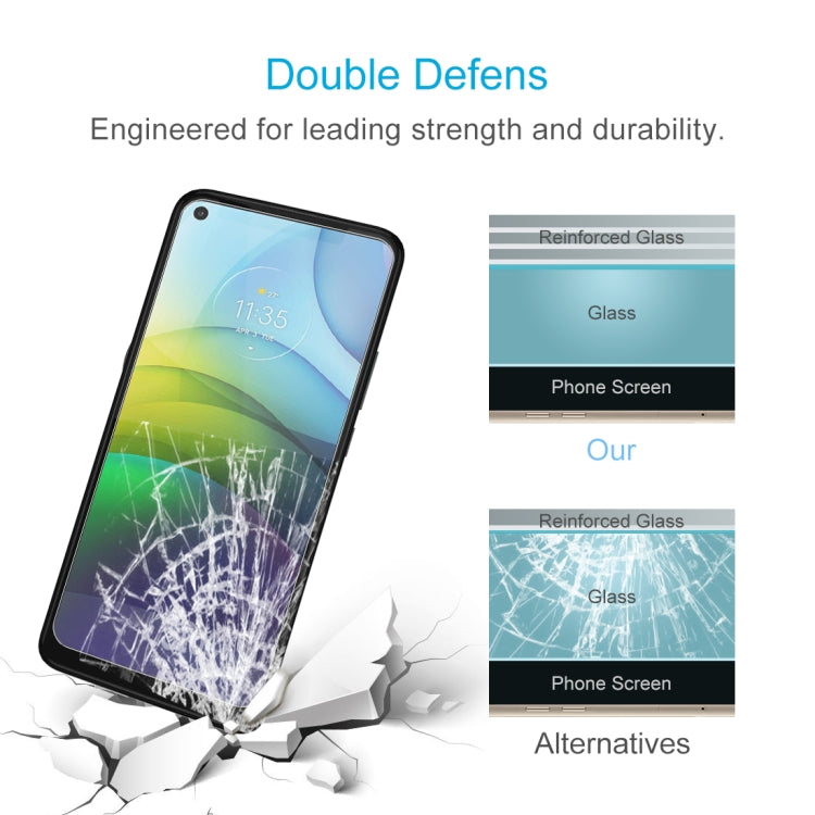 For Motorola Moto G9 Power 10 PCS 0.26mm 9H 2.5D Tempered Glass Film by buy2fix
