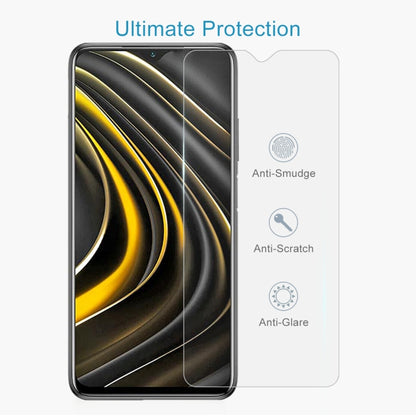 For Xiaomi Poco M3 10 PCS 0.26mm 9H 2.5D Tempered Glass Film by buy2fix