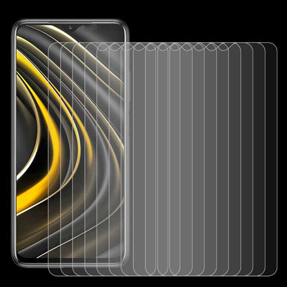 For Xiaomi Poco M3 10 PCS 0.26mm 9H 2.5D Tempered Glass Film by buy2fix