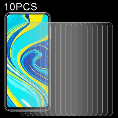 For Xiaomi Redmi Note 9S / Note 10 Lite 10 PCS 0.26mm 9H 2.5D Tempered Glass Film by buy2fix