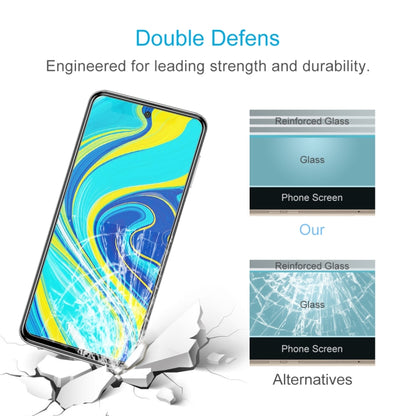 For Xiaomi Redmi Note 9S / Note 10 Lite 10 PCS 0.26mm 9H 2.5D Tempered Glass Film by buy2fix