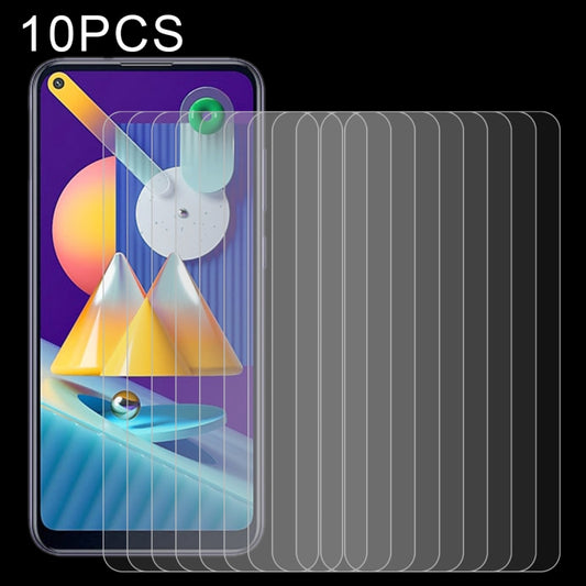 For Samsung Galaxy M11 & A11 10 PCS 0.26mm 9H 2.5D Tempered Glass Film by buy2fix