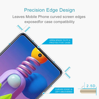 For Samsung Galaxy M51 10 PCS 0.26mm 9H 2.5D Tempered Glass Film by buy2fix