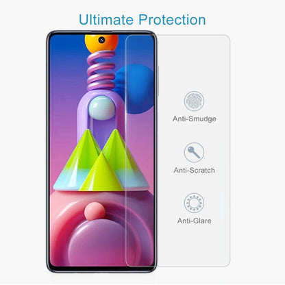 For Samsung Galaxy M51 10 PCS 0.26mm 9H 2.5D Tempered Glass Film by buy2fix