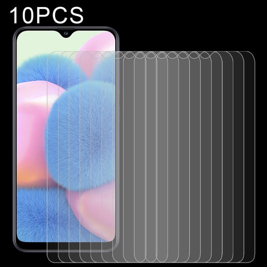 For Samsung Galaxy A30s 10 PCS 0.26mm 9H 2.5D Tempered Glass Film by buy2fix