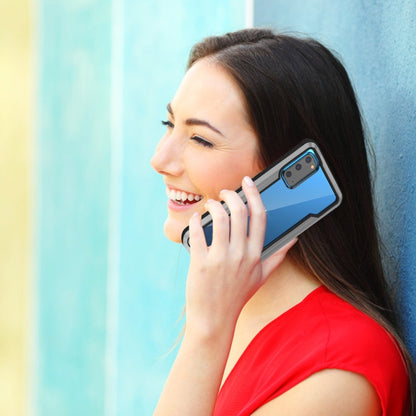 For Samsung Galaxy S20 Ultra iPAKY Thunder Series Aluminum Frame + TPU Bumper + Clear PC Shockproof Case(Black + Grey) - Galaxy Phone Cases by iPAKY | Online Shopping UK | buy2fix