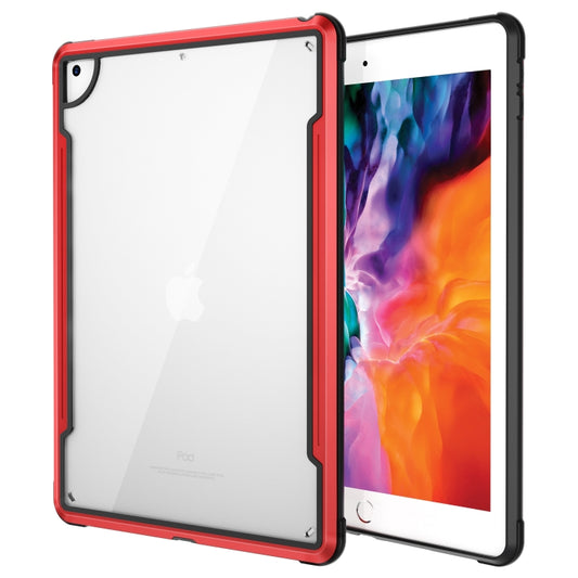 For iPad 10.2 iPAKY Thunder Series Aluminum Frame + TPU Bumper + Clear PC Shockproof Case(Red) - iPad 10.2 Cases by buy2fix | Online Shopping UK | buy2fix