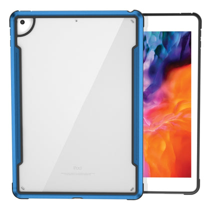 For iPad 10.2 iPAKY Thunder Series Aluminum Frame + TPU Bumper + Clear PC Shockproof Case(Blue) - iPad 10.2 Cases by buy2fix | Online Shopping UK | buy2fix