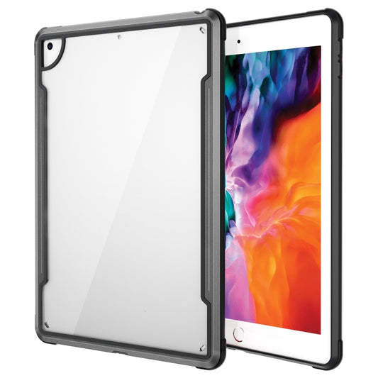 iPAKY Thunder Series Aluminum Frame + TPU Bumper + Clear PC Shockproof Case For iPad Air 2022 / 2020 10.9(Silver Black) - iPad Air (2022) / (2020) 10.9 Cases by buy2fix | Online Shopping UK | buy2fix
