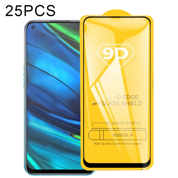 For OPPO Realme Narzo 20 Pro 25 PCS 9D Full Glue Full Screen Tempered Glass Film - Realme Tempered Glass by imak | Online Shopping UK | buy2fix