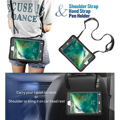 Contrast Color Silicone + PC Combination Case with Holder For iPad mini 3(Black) - iPad Mini 4 & 3 & 2 & 1 Cases by buy2fix | Online Shopping UK | buy2fix