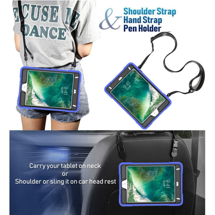 Contrast Color Silicone + PC Combination Case with Holder For iPad mini 3(Dark Blue + Black) - iPad Mini 4 & 3 & 2 & 1 Cases by buy2fix | Online Shopping UK | buy2fix