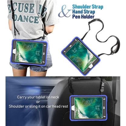Contrast Color Silicone + PC Combination Case with Holder For iPad mini 3(Dark Blue + Black) - iPad Mini 4 & 3 & 2 & 1 Cases by buy2fix | Online Shopping UK | buy2fix